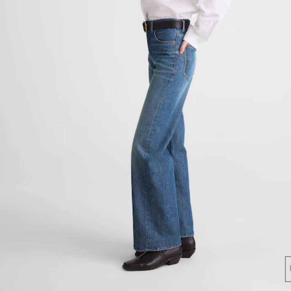 Madewell The Perfect Vintage Wide-Leg Jeans in Harvey Wash Size 24 - Picture 2 of 12
